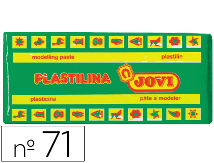 Barra 150g. plastilina Jovi 71 verde claro